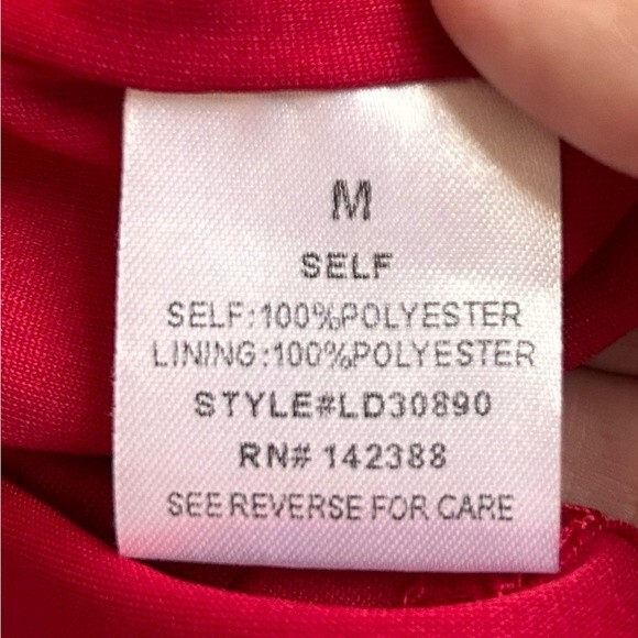 NEW Red Off-Shoulder Minidress by Essue size Medium - Picture 15 of 16